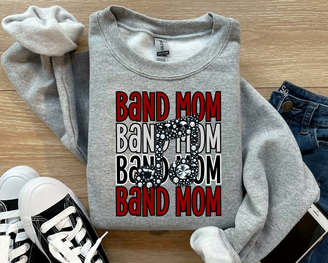 Band Mom (Maroon) DTF Print