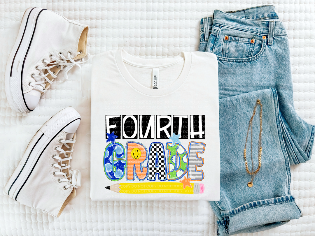 Hello Grade level Boy DTF Print