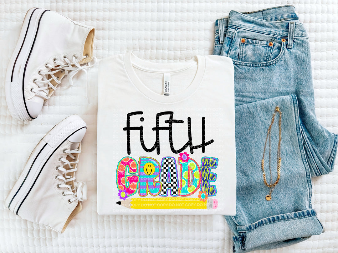 Hello Grade Level Girl DTF Print