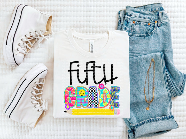 Hello Grade Level Girl DTF Print