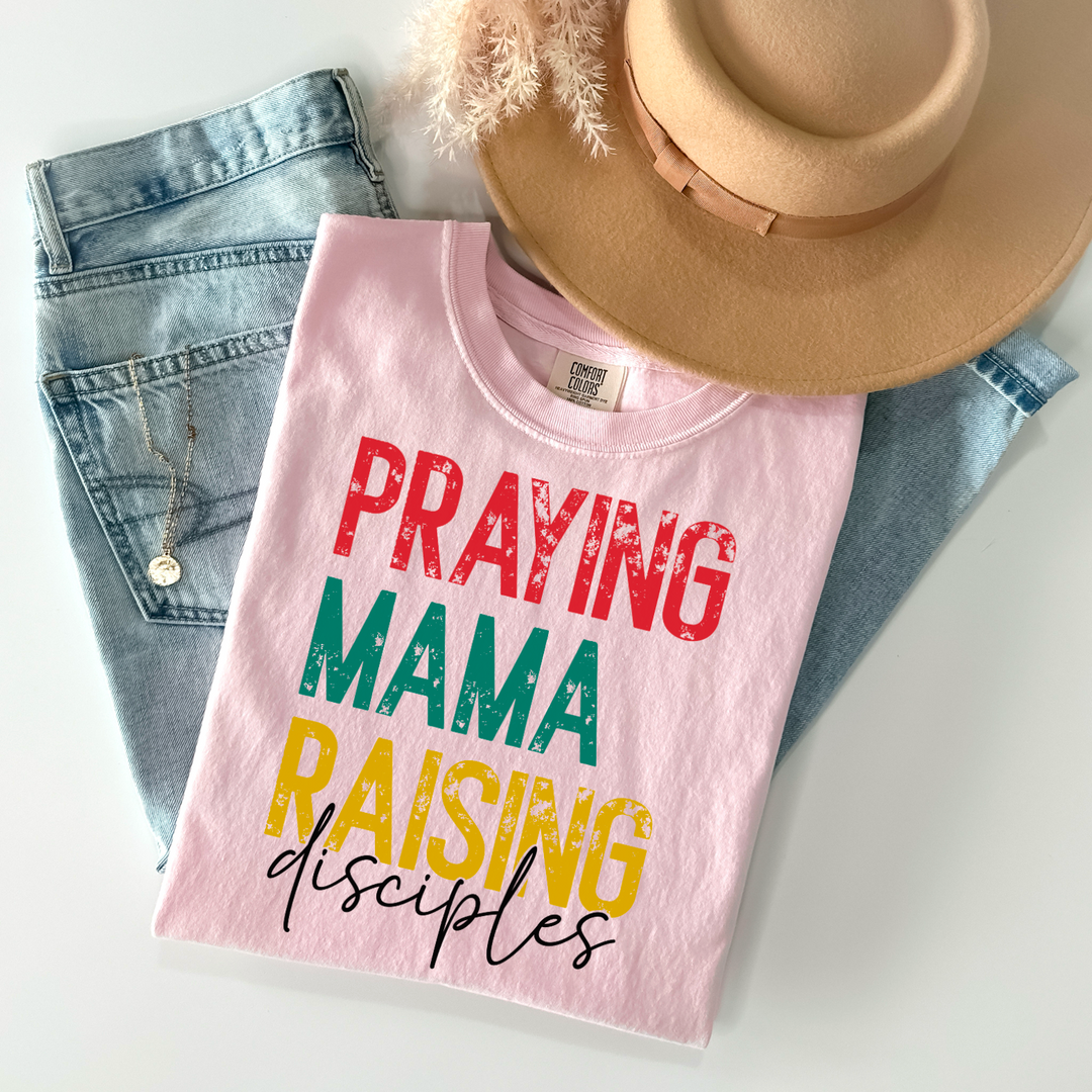 Praying Mama Raising Disciples DTF Print