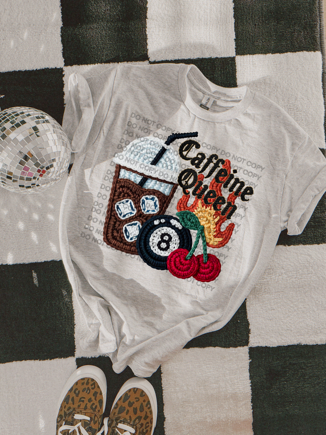 Caffeine Queen DTF Print