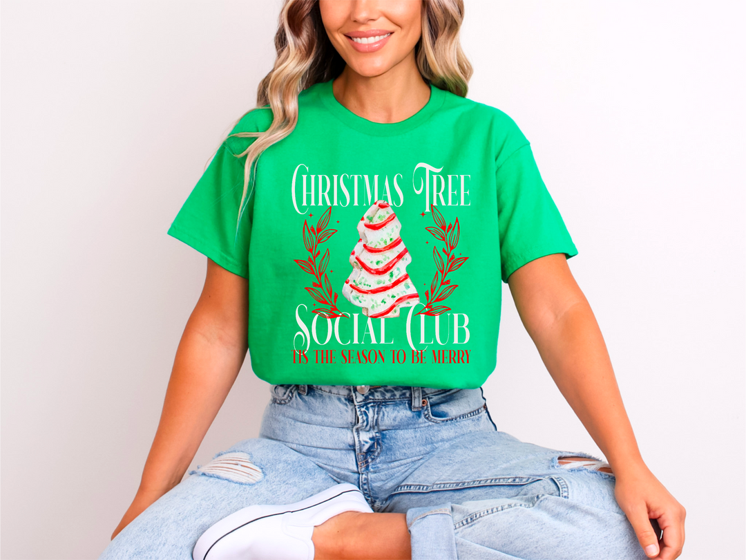 Christmas Tree Social Club DTF Print