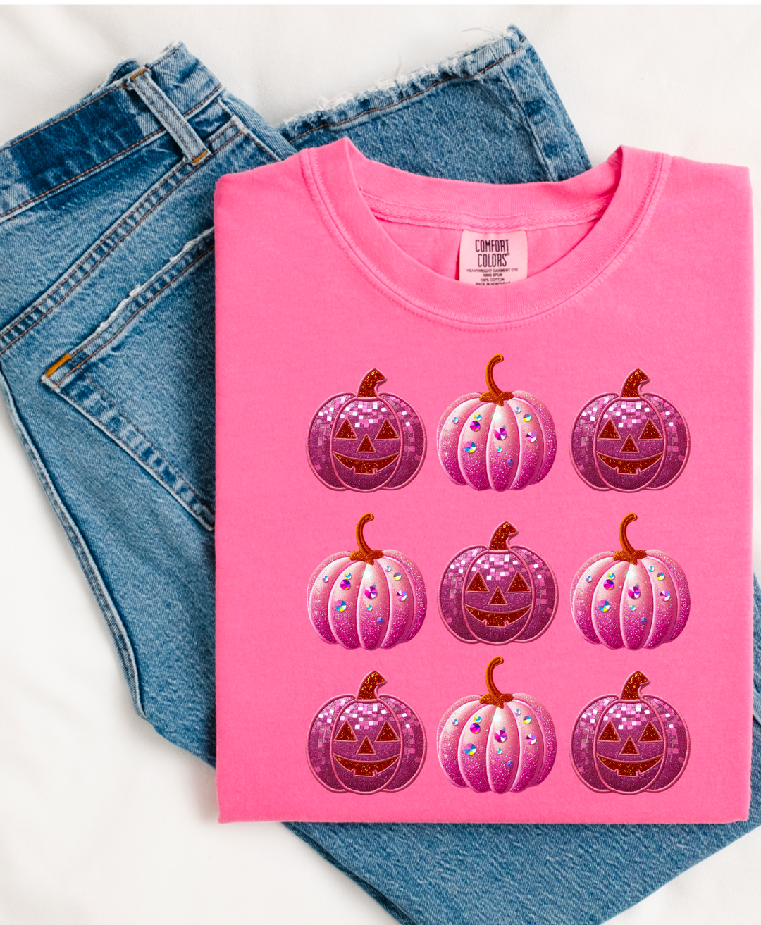 Pink Pumpkins DTF Print