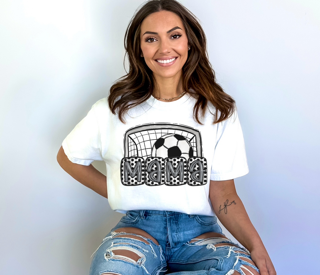 Mama Soccer Net DTF Print