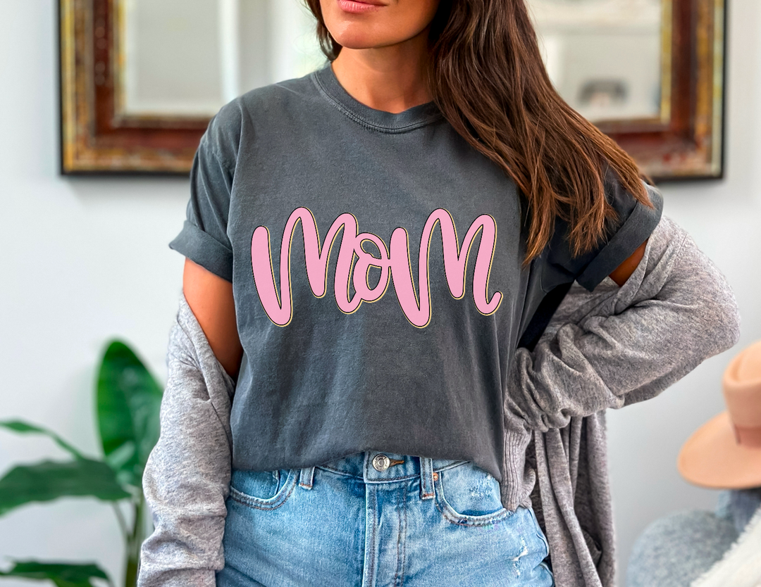 Mom Pink DTF Print