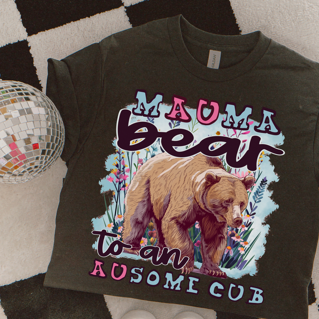 Mama Bear To An Awesome Cub Autism Awareness DTF Print