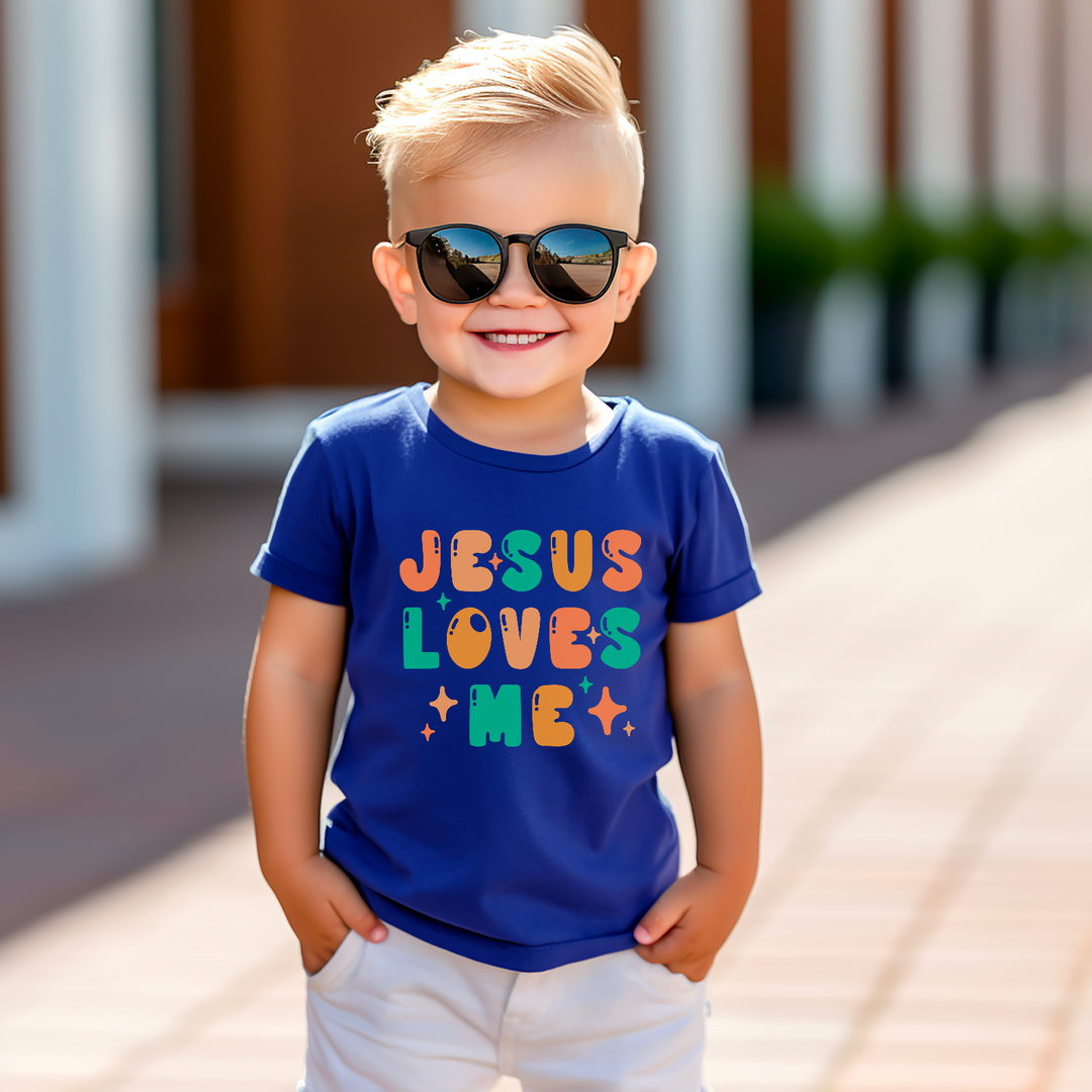 Jesus Loves Me Boy DTF Print