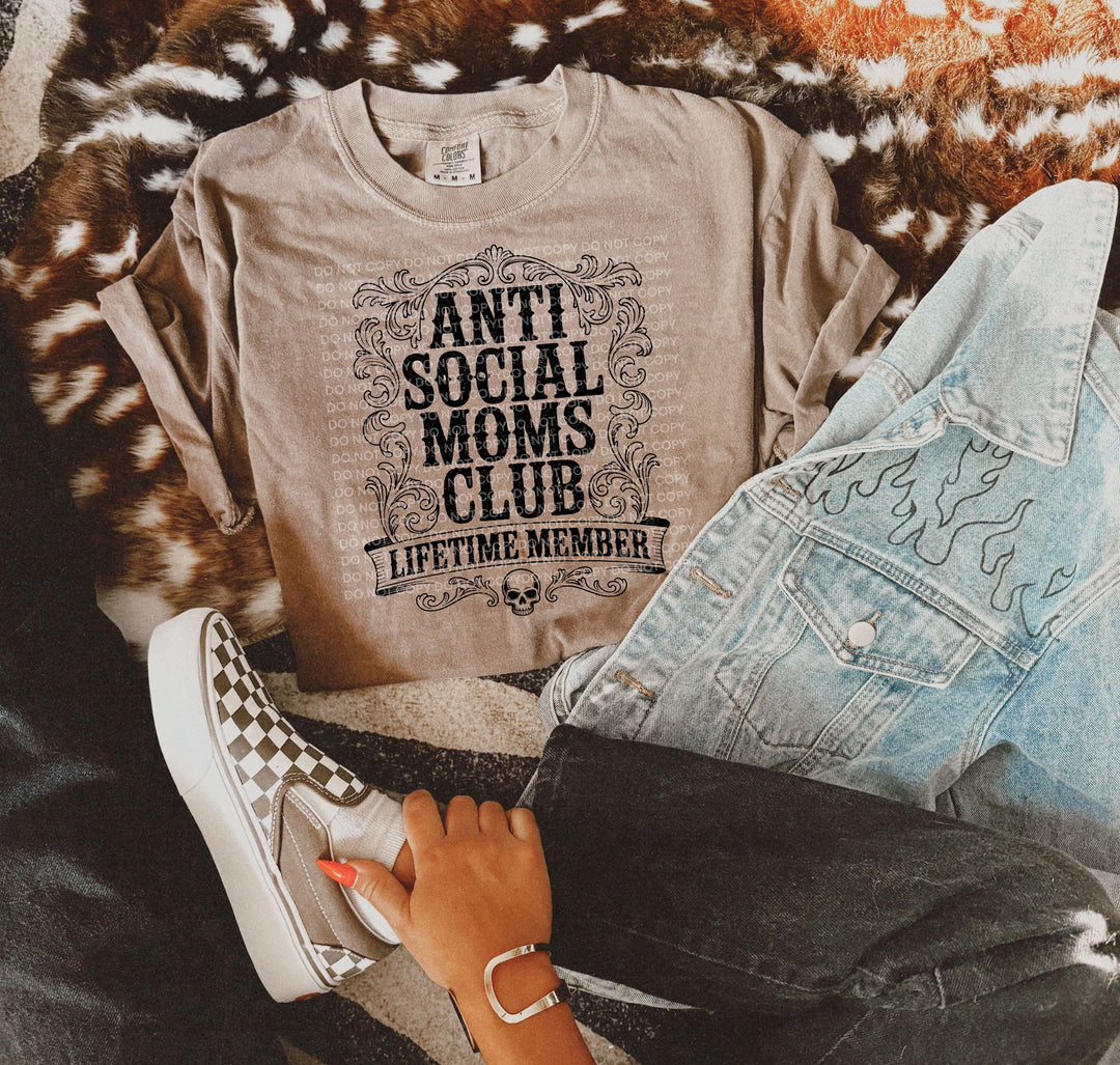 Anti Social Moms Club DTF Print
