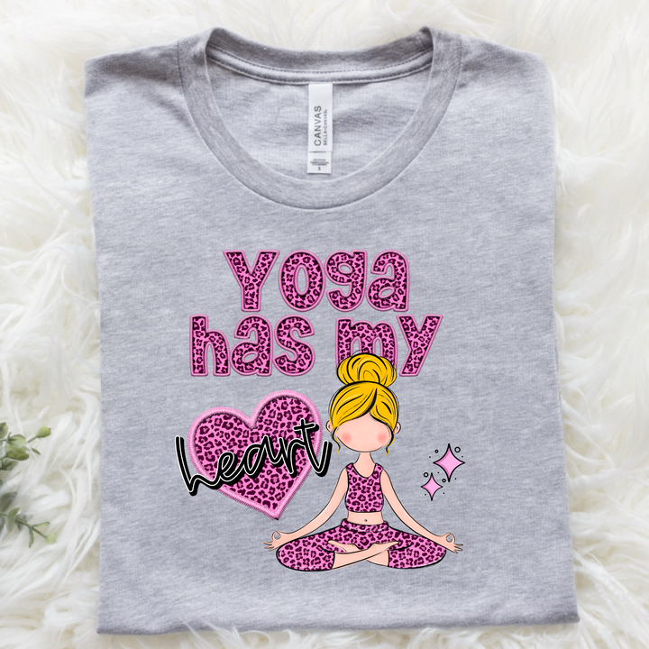 Yoga Has My Heart DTF Print