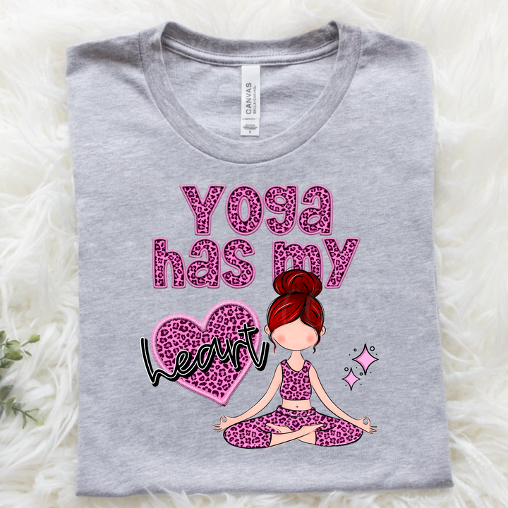 Yoga Has My Heart DTF Print