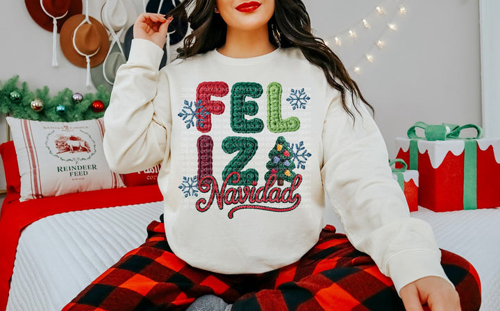 Feliz Navidad DTF Print