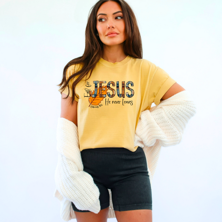 Fall For Jesus DTF Print