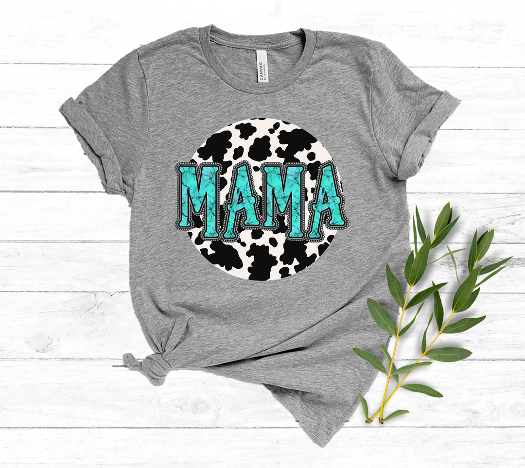 Mama Cowgirl Circle DTF Print