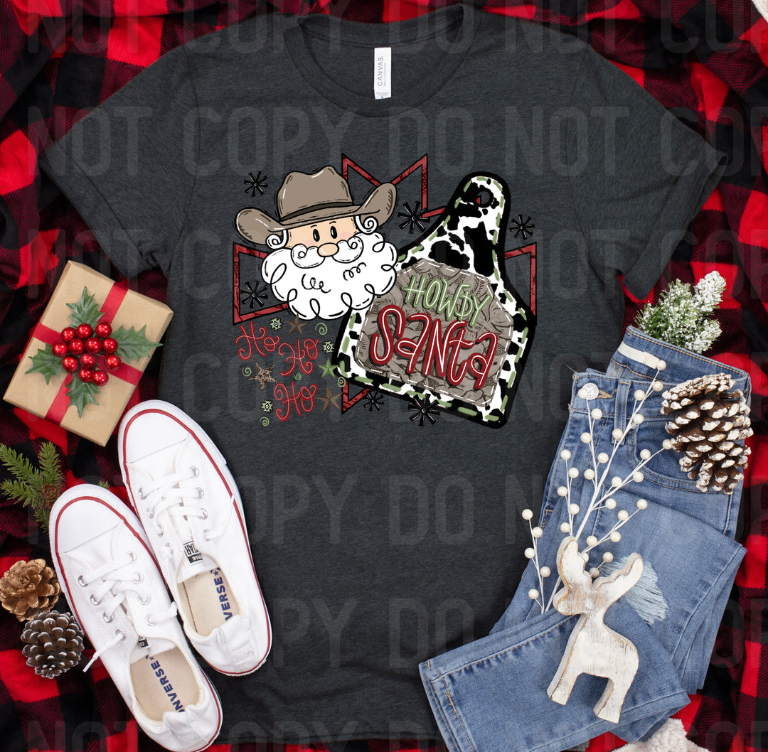 Howdy Santa DTF Print