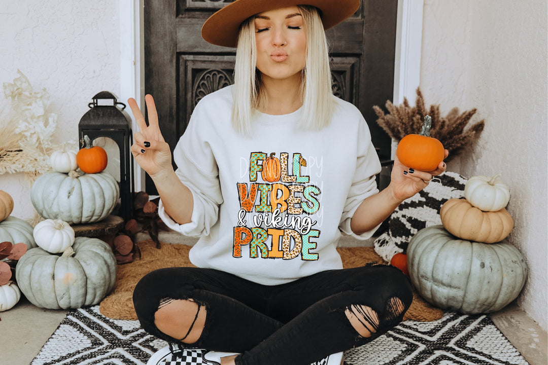 Fall Mascot Vibes DTF Print