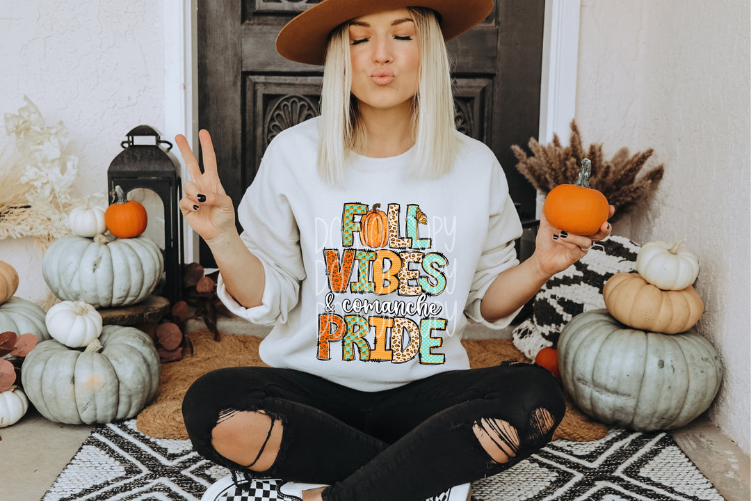 Fall Mascot Vibes DTF Print