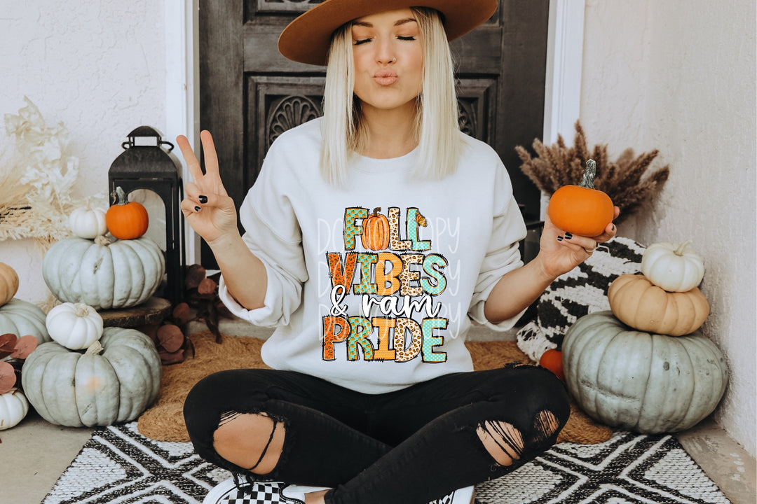 Fall Mascot Vibes DTF Print