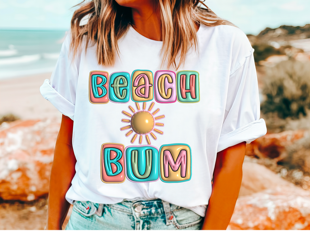 Beach Bum Inflated Alpha DTF Print