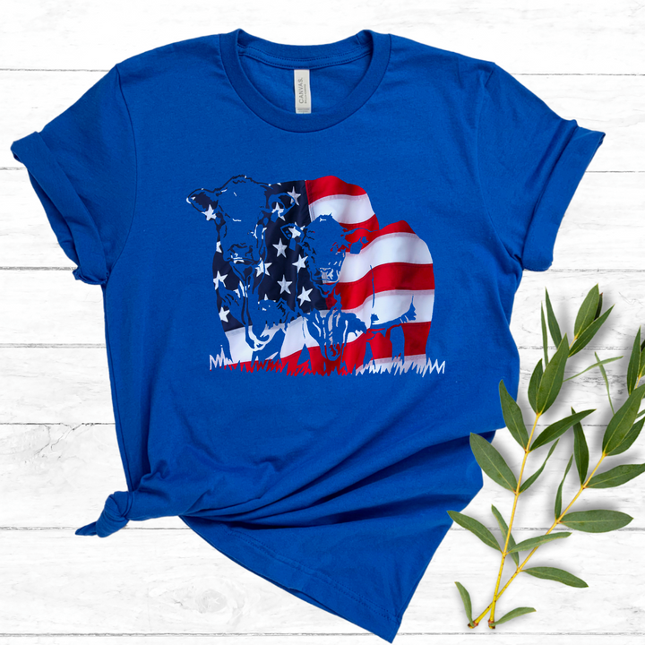 Patriotic Herd DTF Print