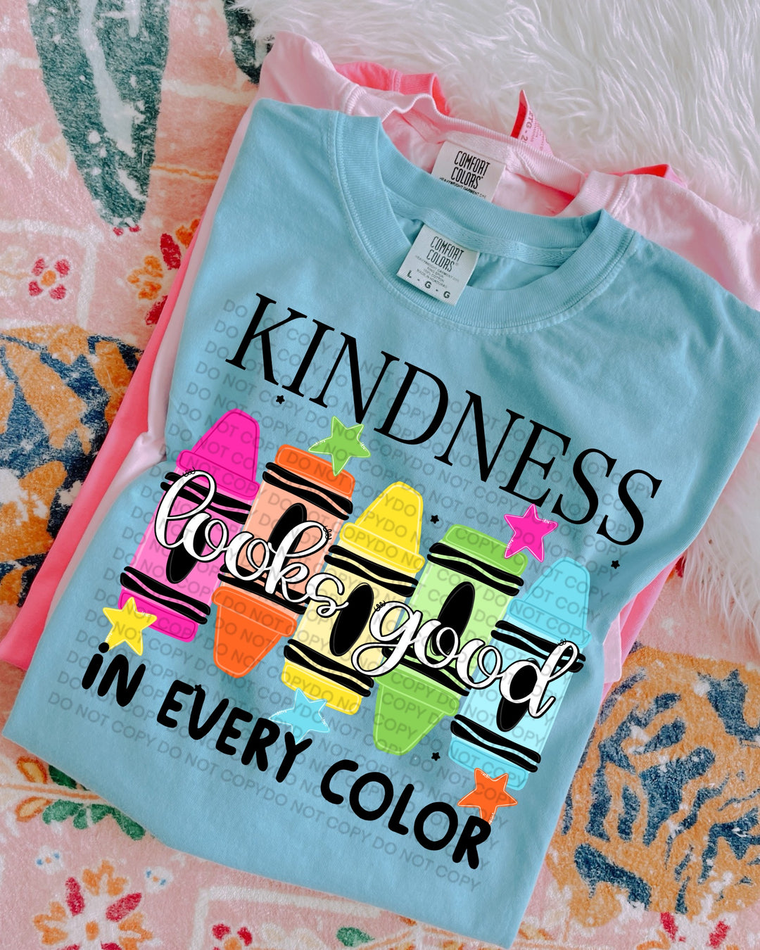Kindness Looks Good In Every Color DTF Print