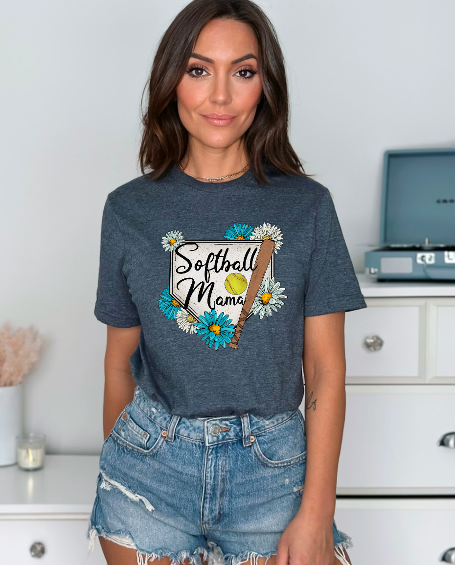 Softball Mama DTF Print