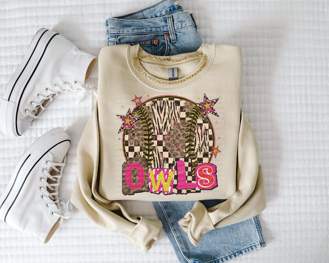 Baseball Softball DTF Print