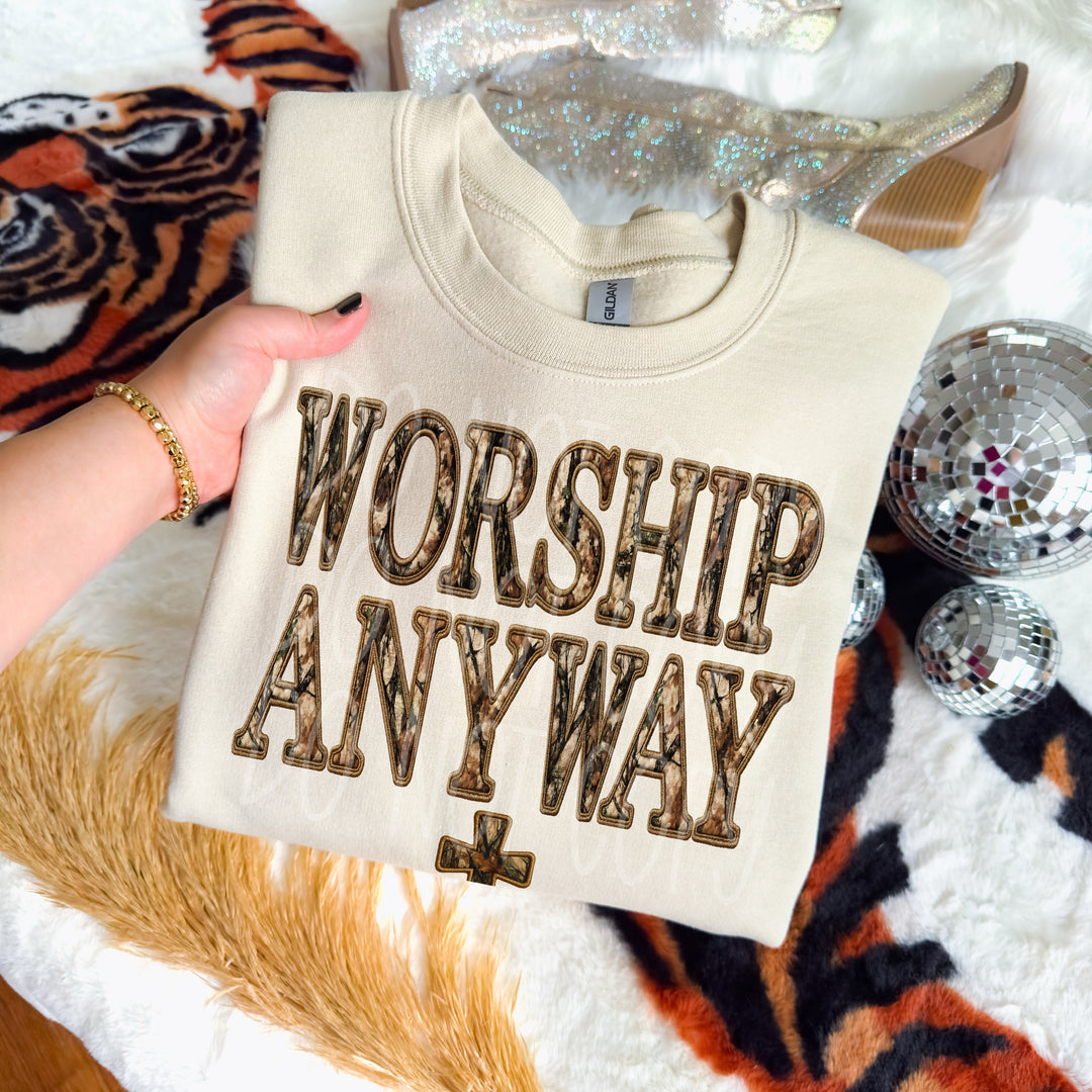 Worship Anyway DTF Print
