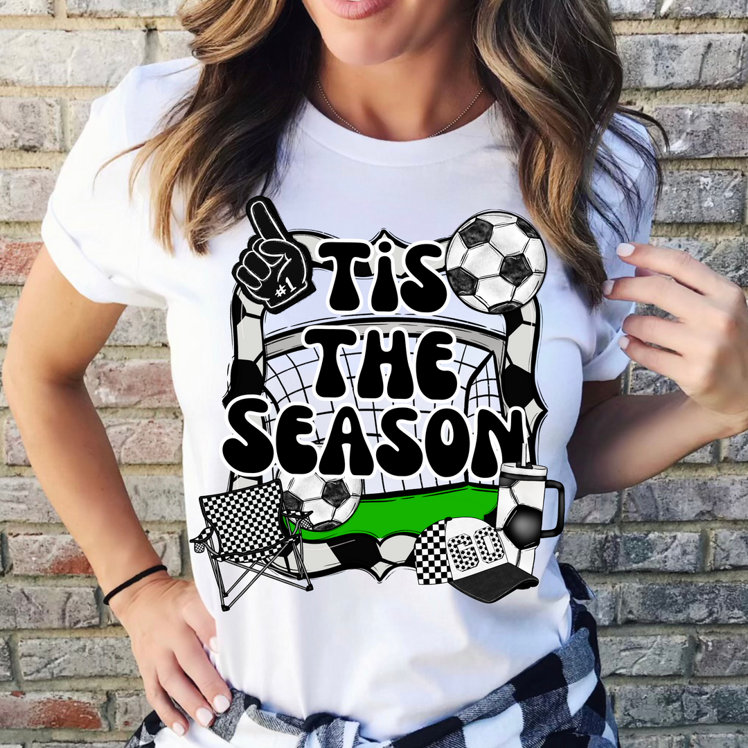 Tis The Season Soccer DTF Print