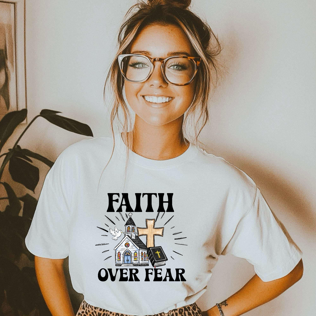 Faith Over Fear DTF Print