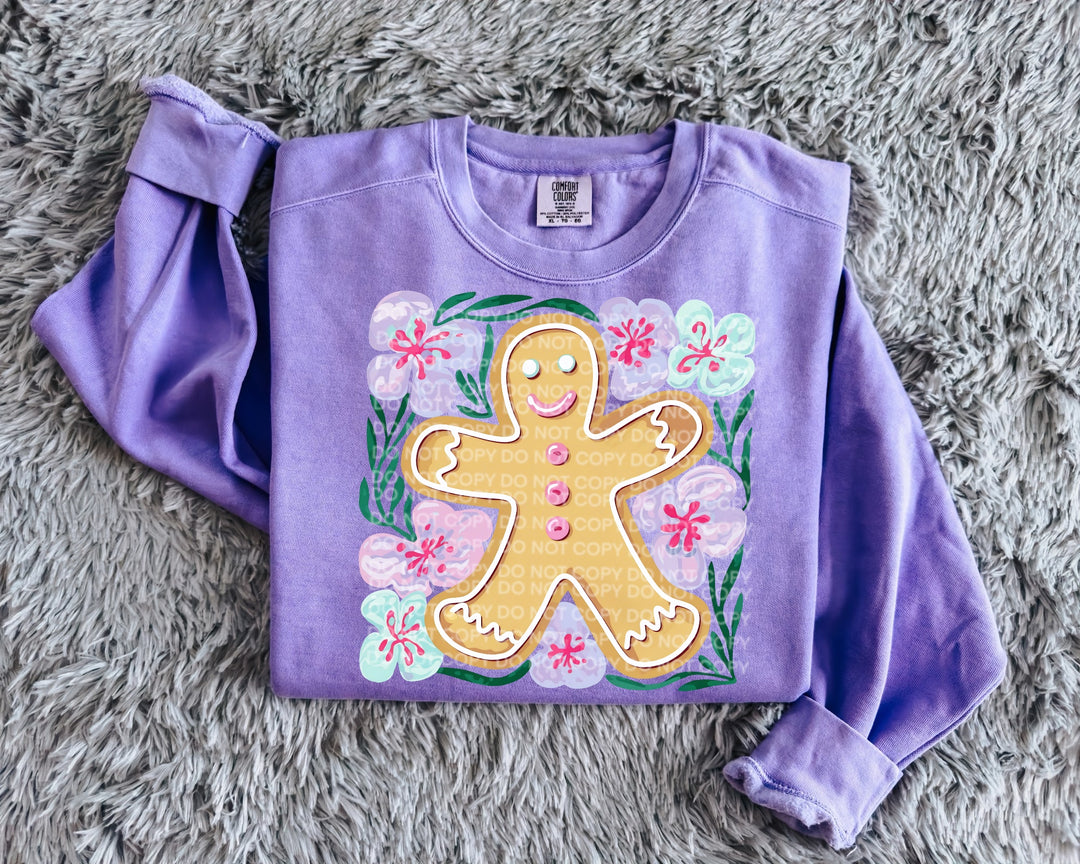 Gingerbread Man DTF Print