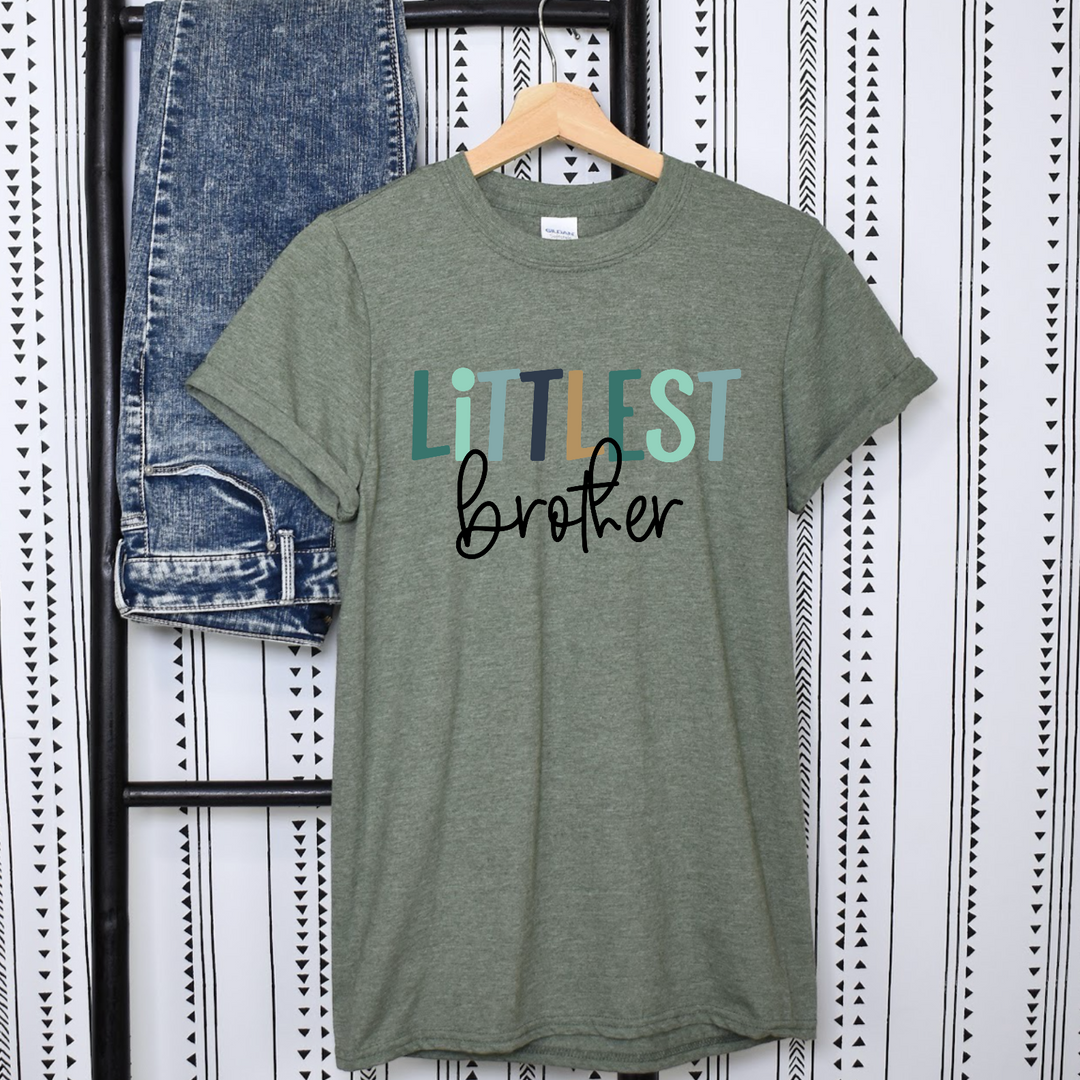 Black Cursive Brother DTF Print