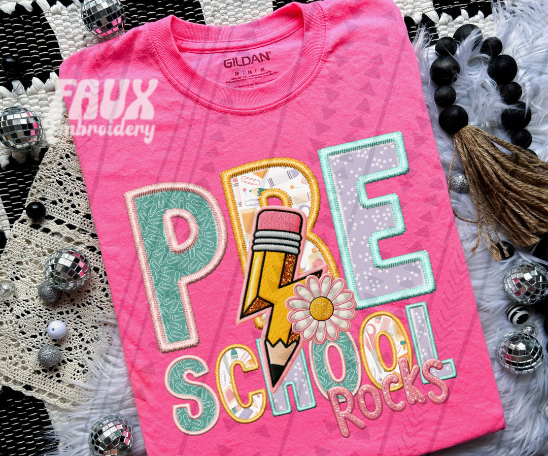 School Rocks Grade Level DTF Print