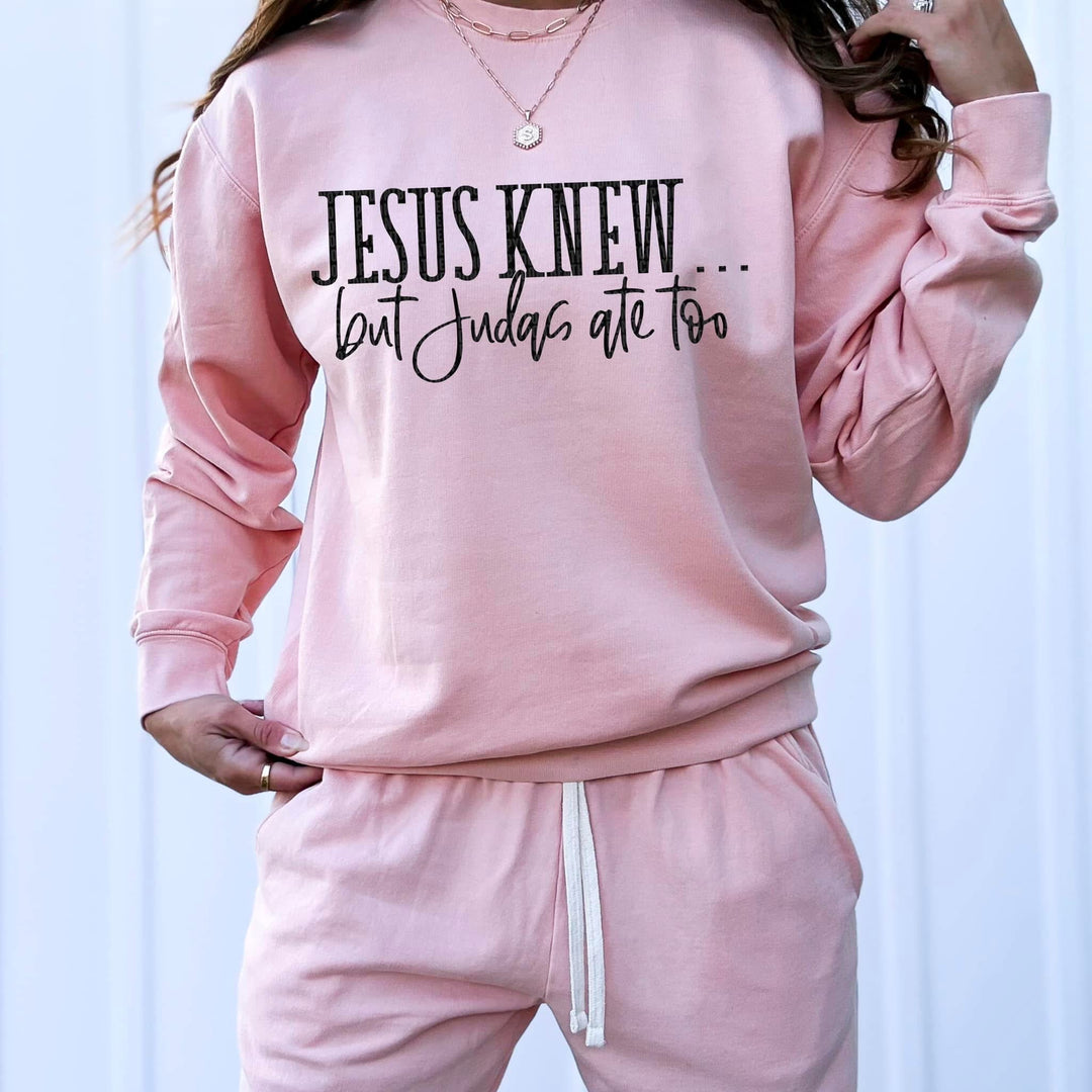 Jesus Knew… But Judas Ate Too DTF Print