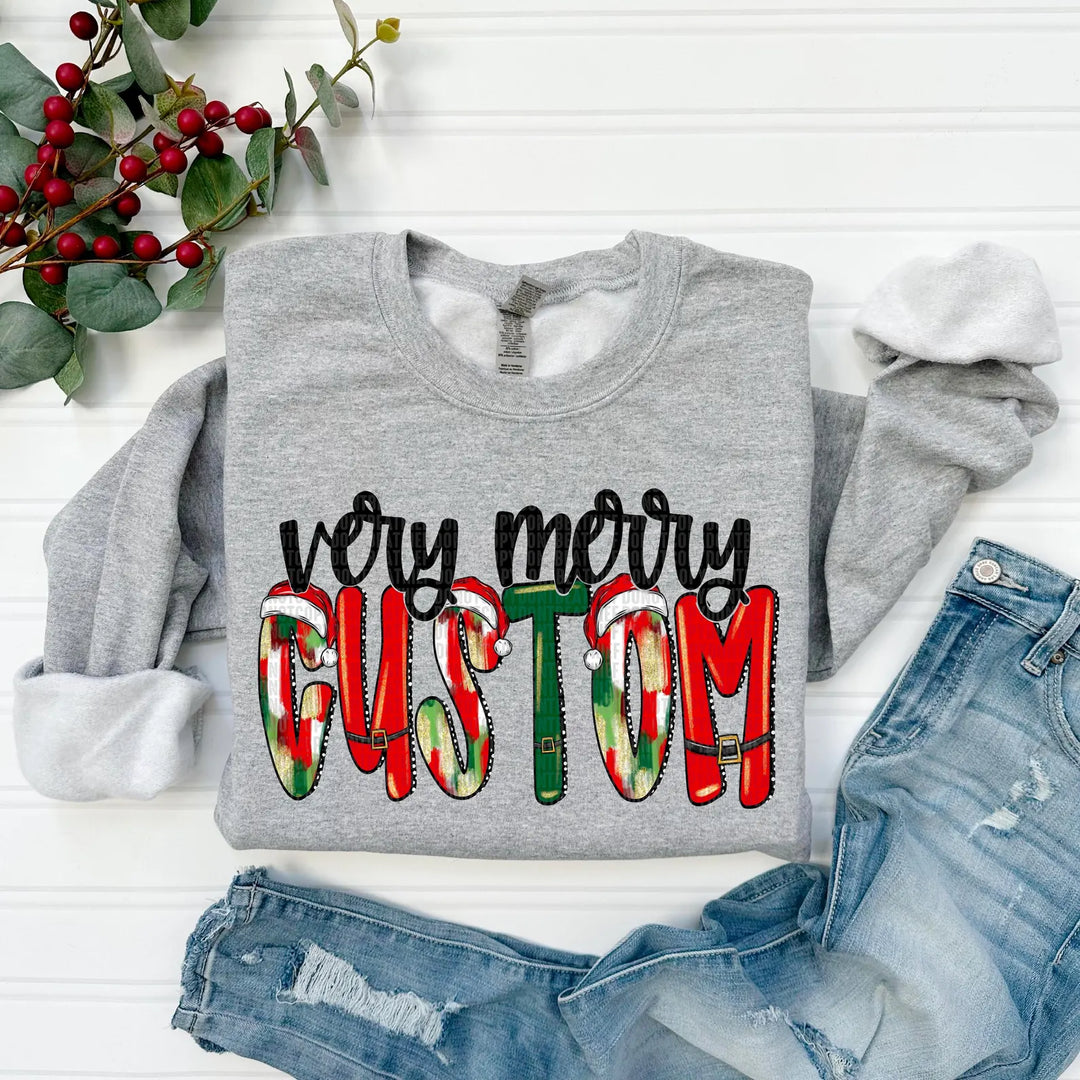 Very Merry Custom Design Mockup Fee ONLY - No Prints - No Digitals