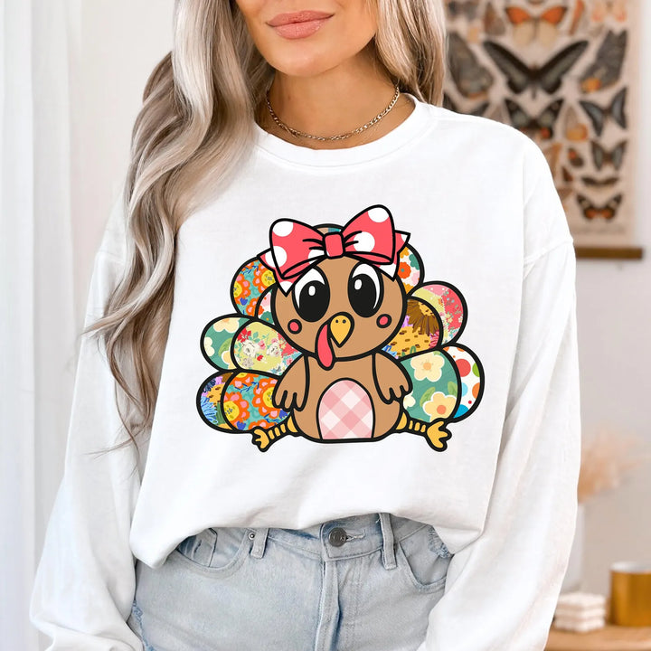 Colorful Turkey DTF Print