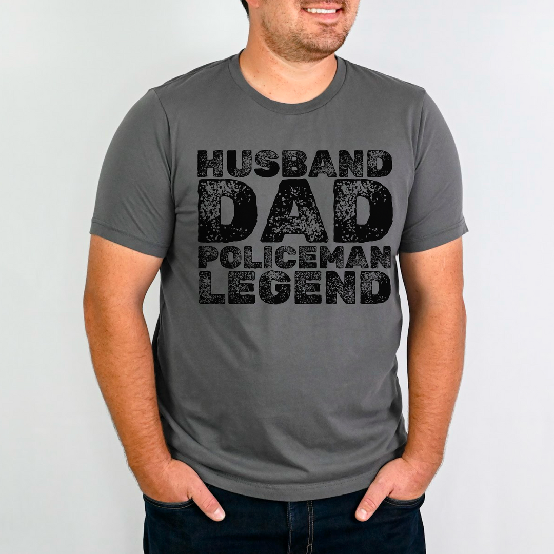 Husband Dad Legend Titles DTF Print