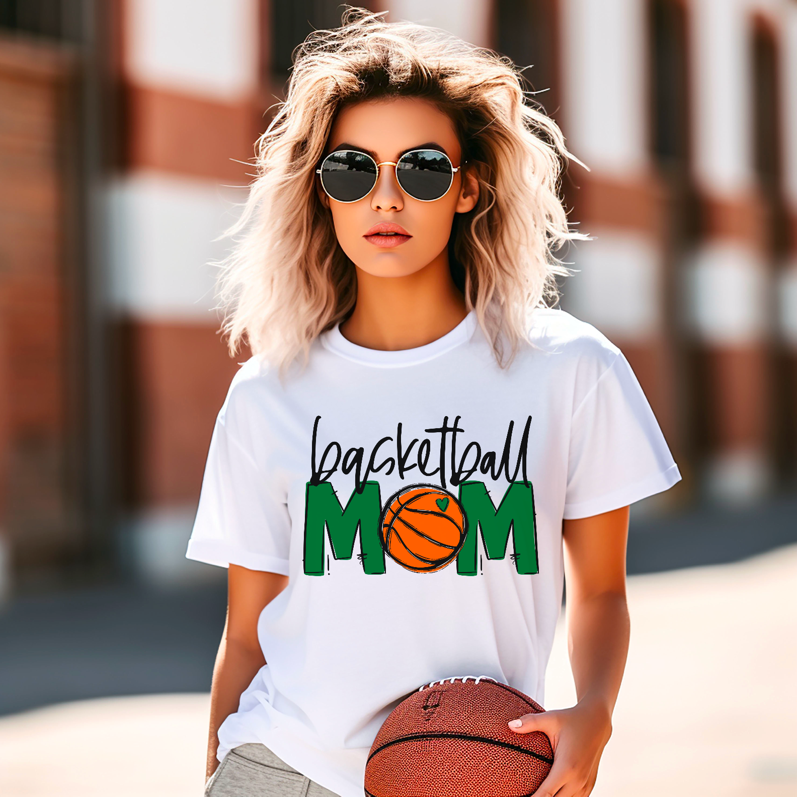 Team Go Basketball Mom DTF Print