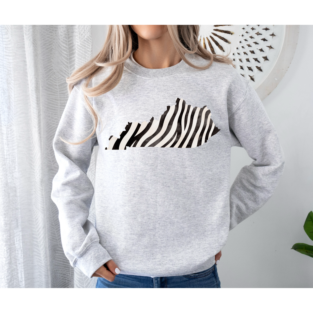 Zebra Kentucky State DTF Print