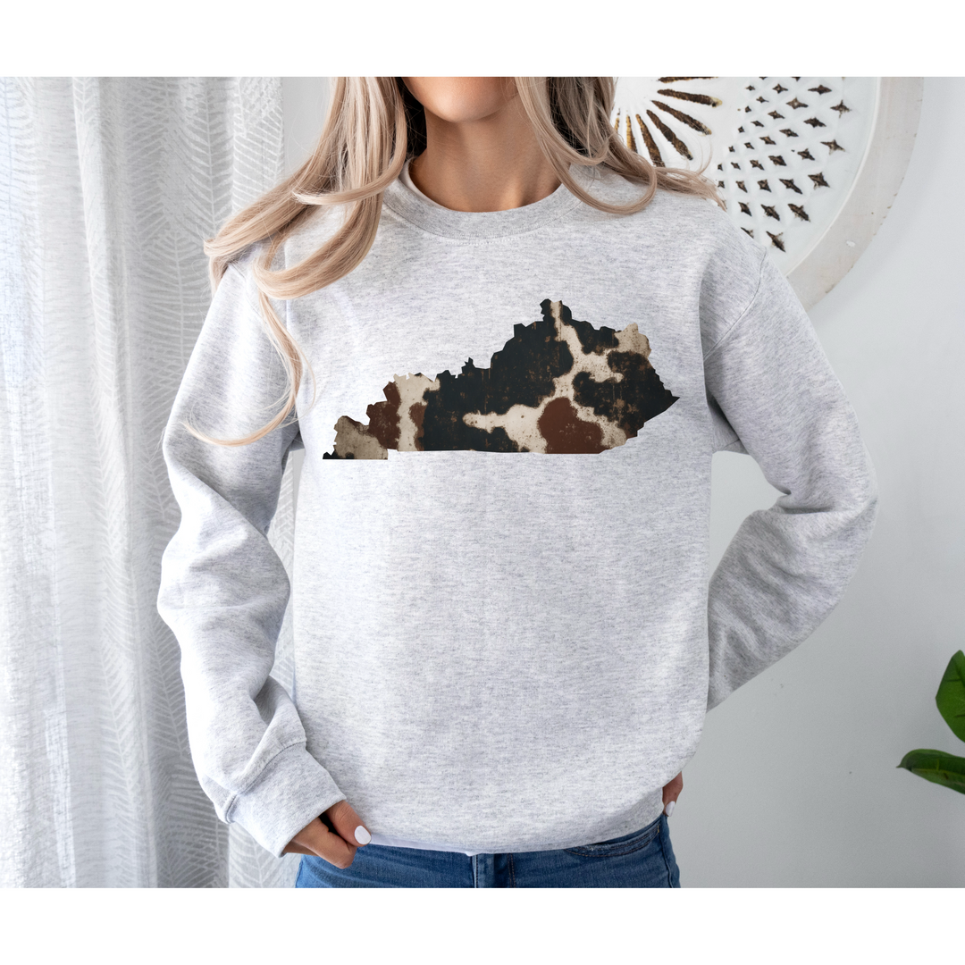 Cow Print Kentucky State DTF Print