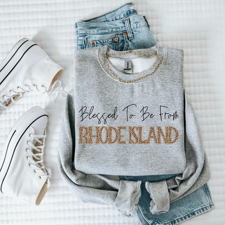 Blessed To Be From Leopard States DTF Print