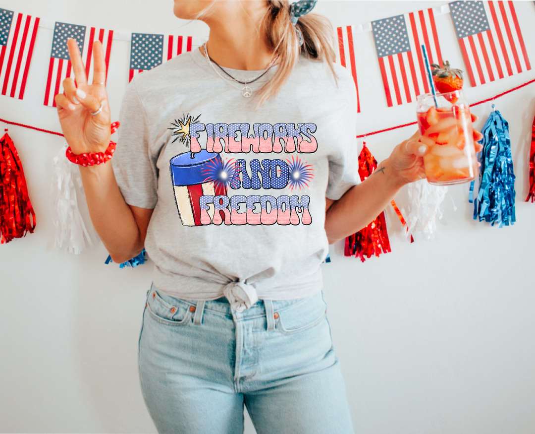 Fireworks and Freedom DTF Print