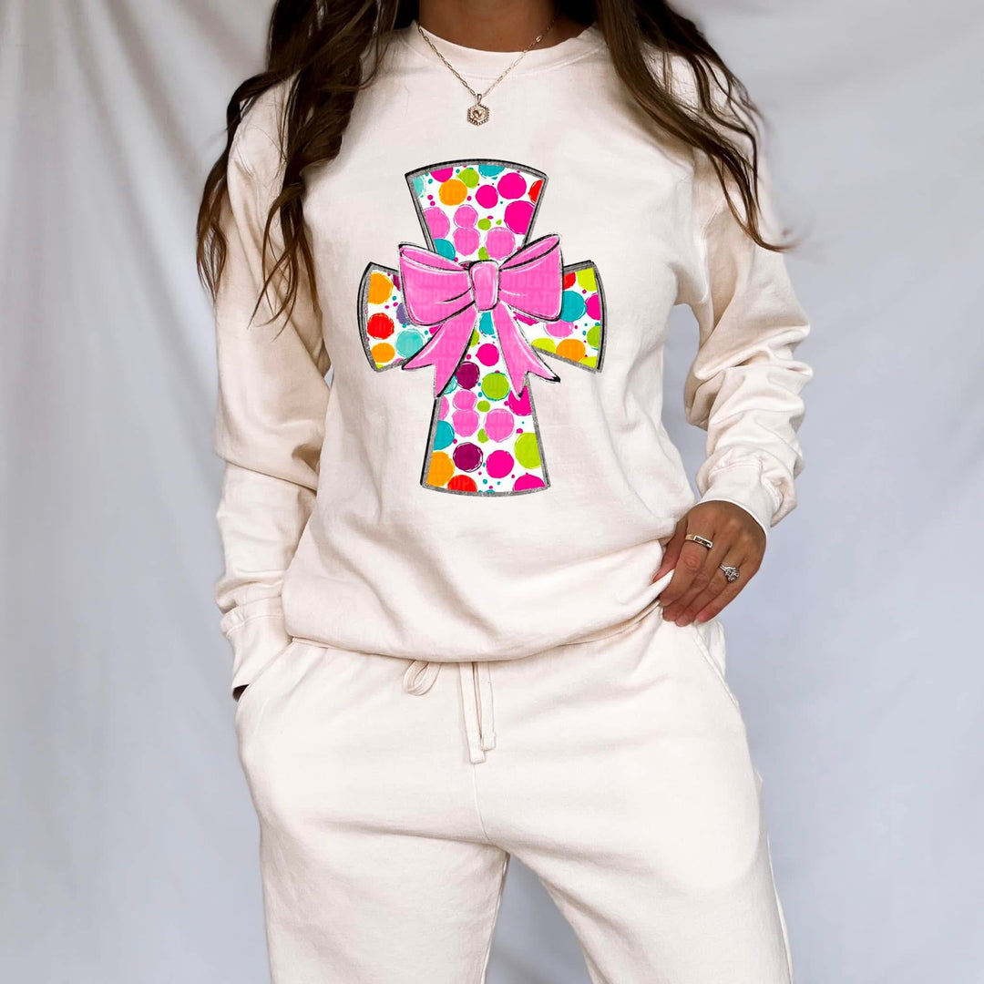 Dotted Cross DTF Print