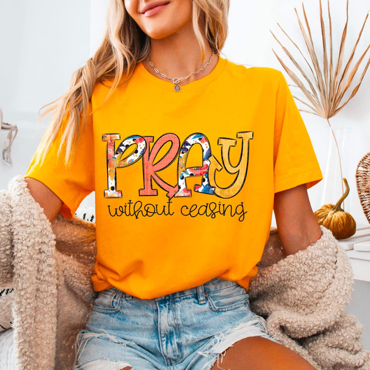 Pray Without Ceasing DTF Print