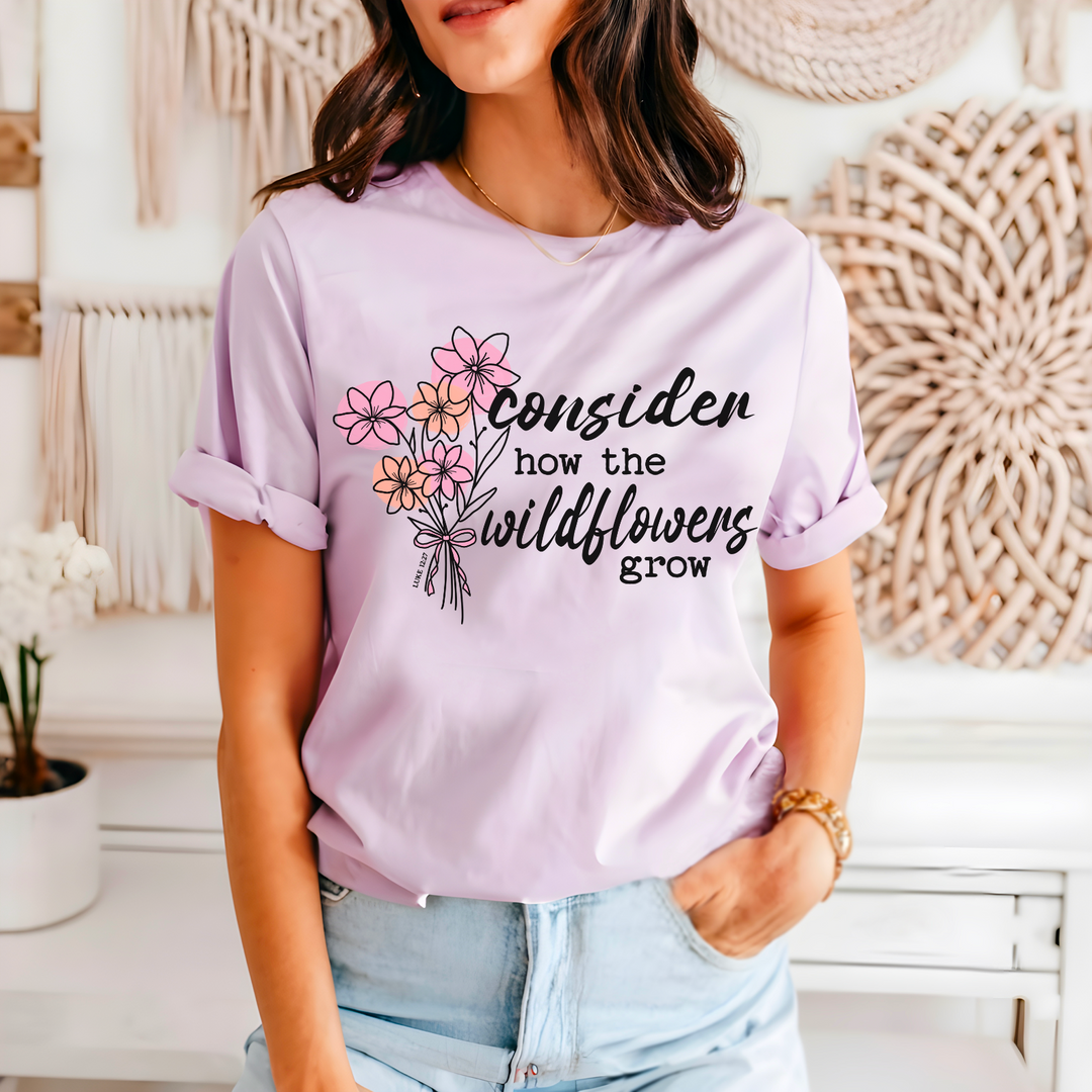 Consider How The Wildflowers Grow DTF Print