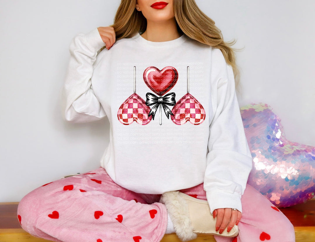 Heart Lollipop DTF Print