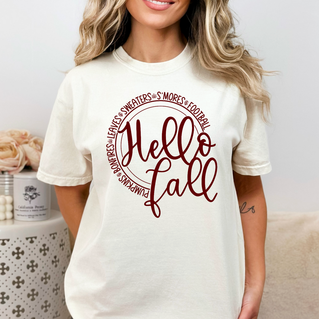 Hello Fall DTF Print