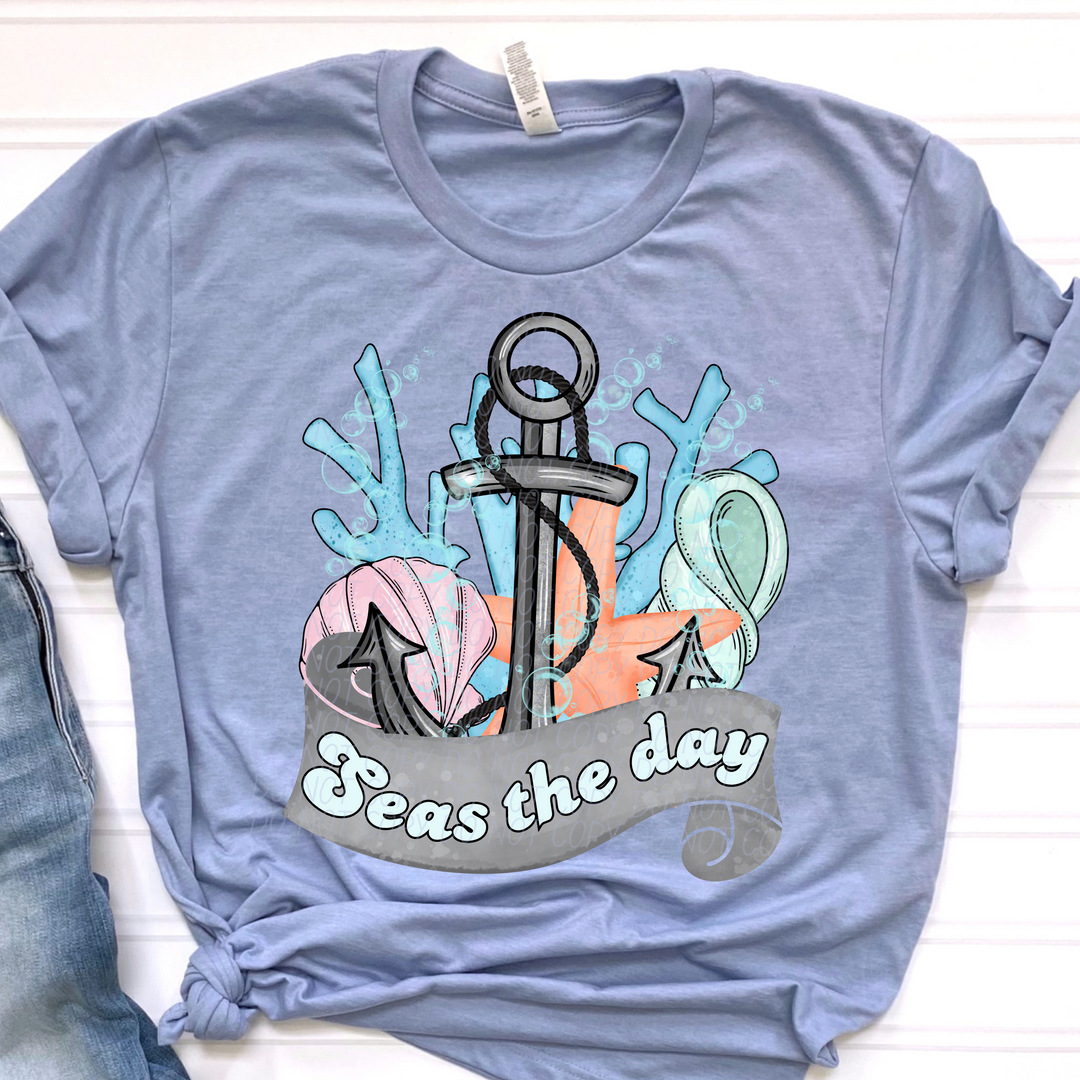 Seas The Day DTF Print