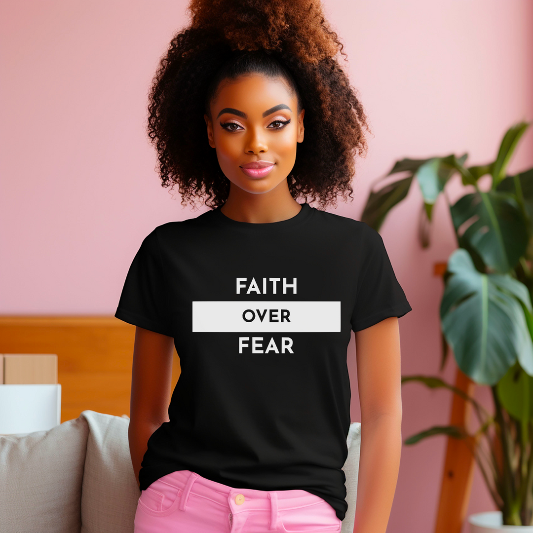 Faith Over Fear Bar DTF Print