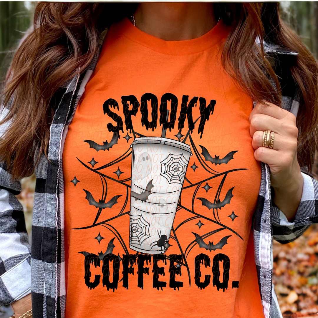 Spooky Coffee Co DTF Print